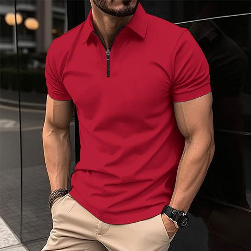 Polyester & Cotton Polo Shirt Solid PC