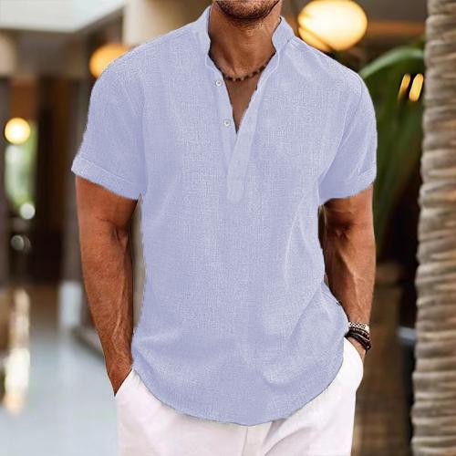 Chemische vezel & Polyester Polo Shirt Solide meer kleuren naar keuze stuk