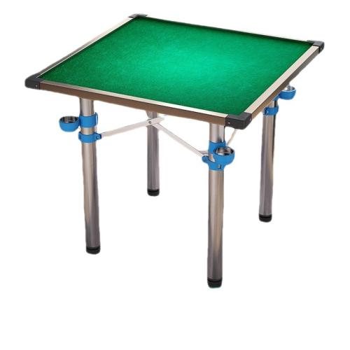 Stainless Steel & PVC & Zinc Alloy foldable & Multifunction Mahjong Table, break proof & portable & different design for choice, more colors for choice,  PC