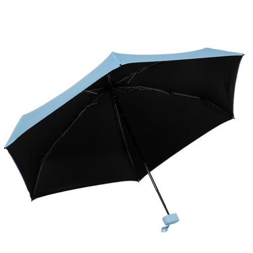 Steel & Vinyl Foldable Umbrella 6 rid-frame & portable & sun protection PC