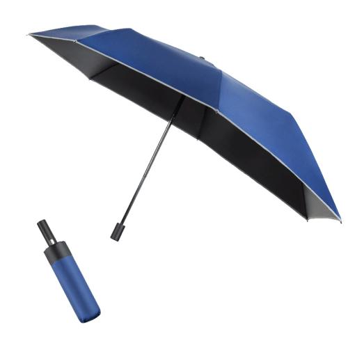 Steel & Vinyl & Pongee Foldable Umbrella portable & sun protection Solid PC