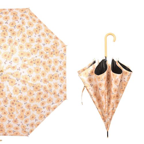 Glasvezel & Aluminiumlegering & Pongee Lange handvat paraplu meer kleuren naar keuze stuk
