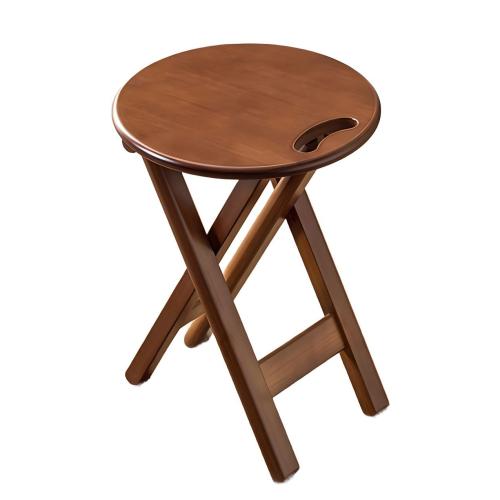 Moso Bamboo Foldable Stool durable & thickening Solid brown PC