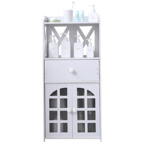 PVC Storage Cabinet for storage & large capacity white PC