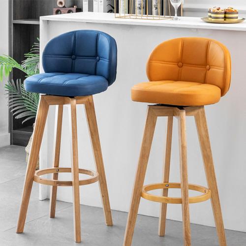 Cloth & Solid Wood Casual House Chair Sponge PC