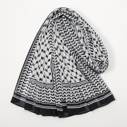 Chiffon Frauen Schal, Gedruckt, unterschiedliche Farbe und Muster für die Wahl,  Stück