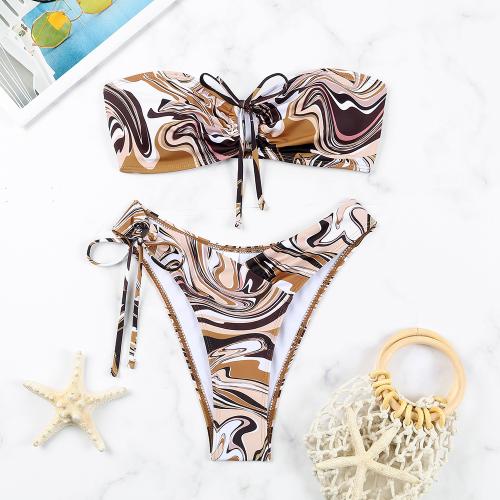 Polyamid & Spandex Bikini, Gedruckt, unterschiedliche Farbe und Muster für die Wahl,  Festgelegt