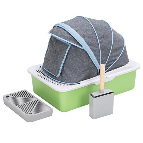 Cloth & Stainless Steel & Plastic Cat Litter Basin hardwearing & thicken PC