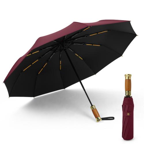 Fibra & Aleación de aluminio & Pongee Paraguas plegable, más colores para elegir,  trozo