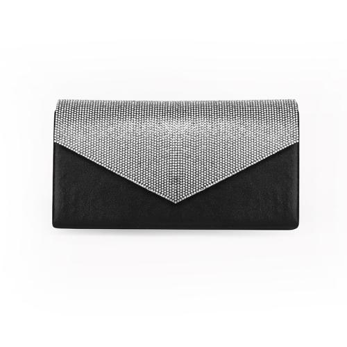 Polyester Easy Matching Clutch Bag with rhinestone PC