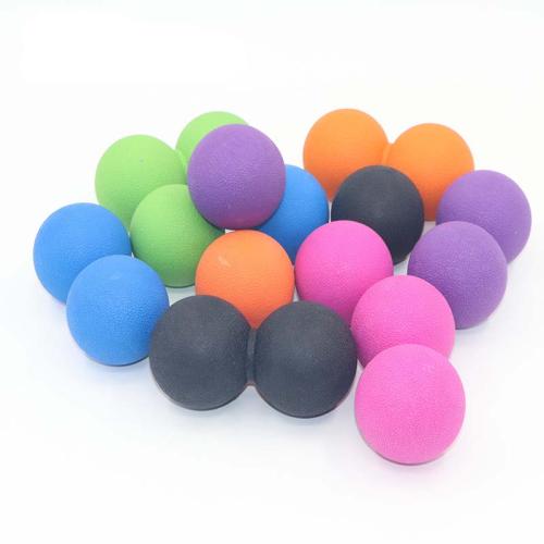 TPE-termoplastický elastomer Crossfit masážní míč, náhodná barva,  kus