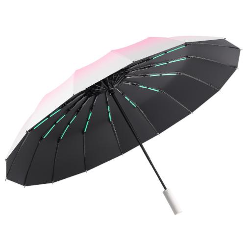 Acero & Plástico ABS & Vinilo & Pongee Paraguas plegable, más colores para elegir,  trozo