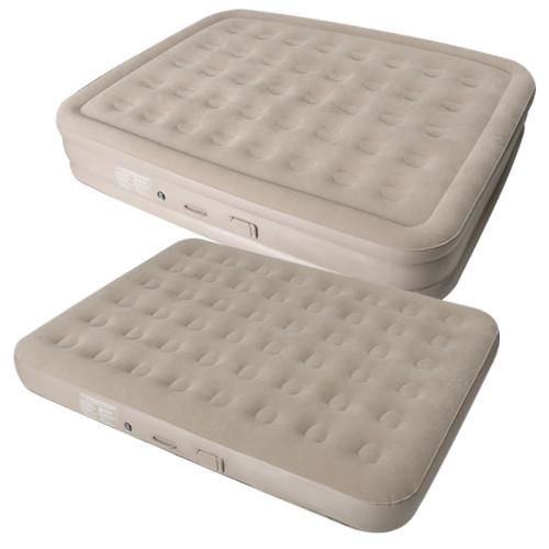 Flocking Fabric & PVC Inflatable Bed Mattress portable PC