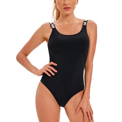 Polyamide One-piece Swimsuit & skinny style Solid PC
