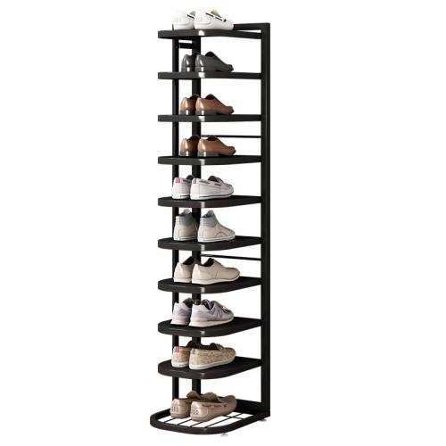 Iron Shoes Rack Organizer durable & hardwearing Solid white and black PC