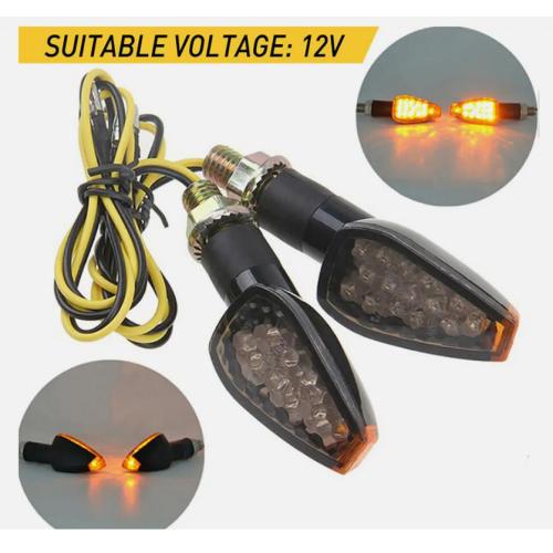 Plastic Motorcycle Turn Signal Lamp durable black Lot