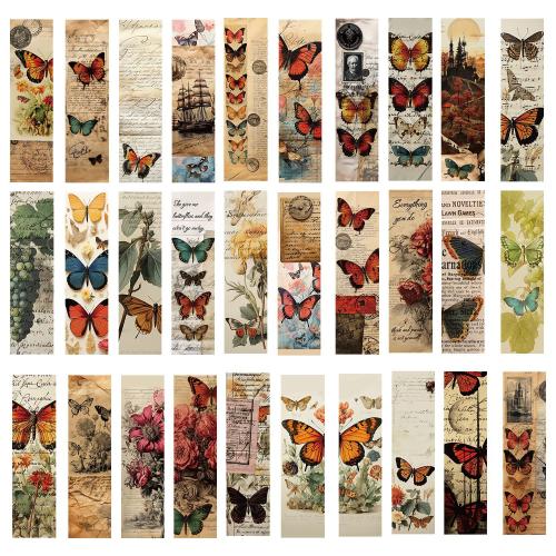 Paper Creative Bookmark mixed pattern mixed colors Bag