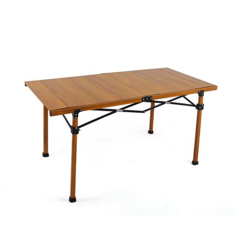Aluminium Alloy & Wood Foldable Table durable PC