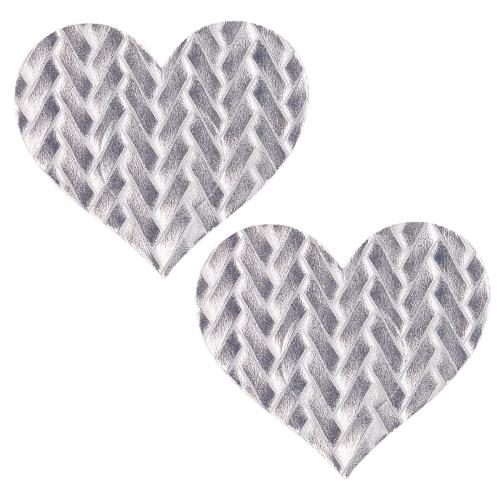 PET & PVC & Polyester Bra Pad & breathable & seamless silver : Pair