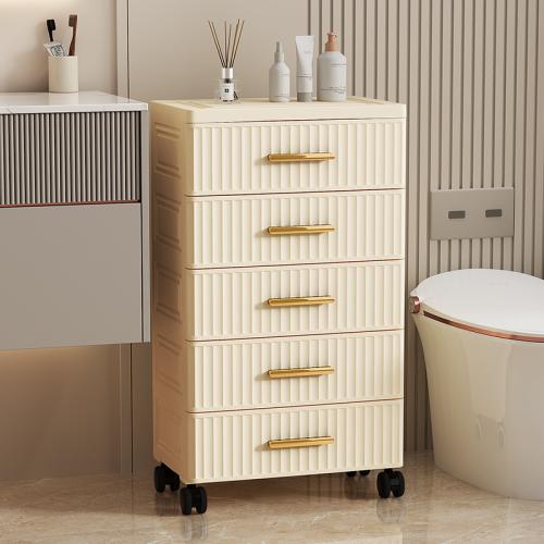 Polypropylene-PP Storage Cabinet with pulley & dustproof yellow PC
