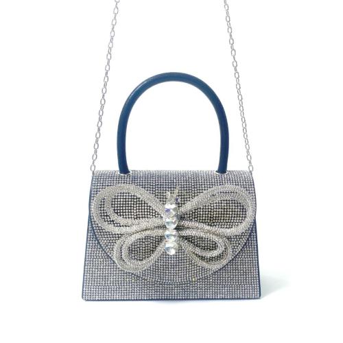 Polyester Easy Matching Clutch Bag with rhinestone bowknot pattern PC