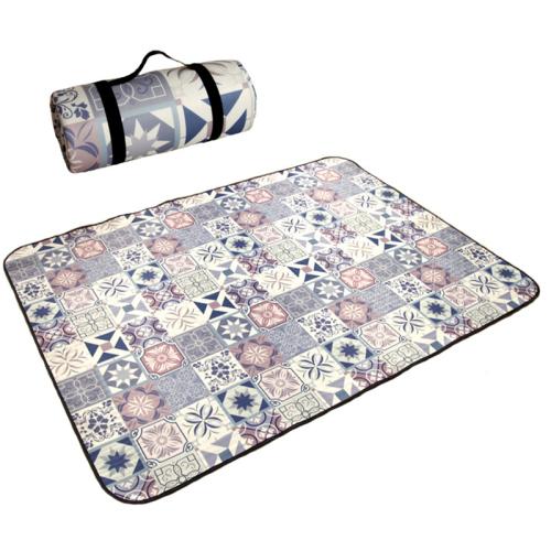 Aluminum Film & Flannelette & Polyester dampproof & Waterproof Picnic Mat portable printed PC