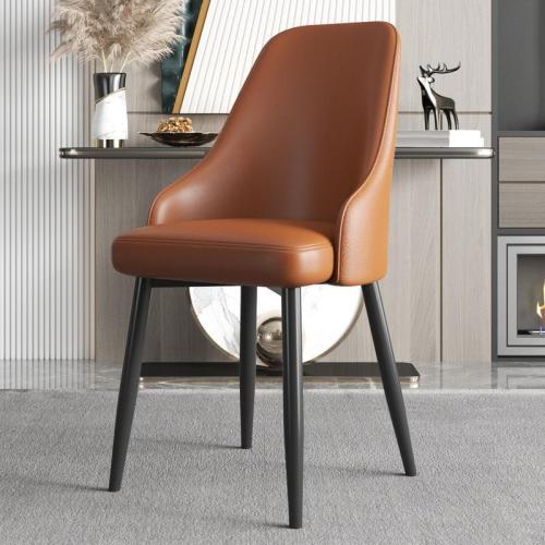 Métal & PU Cuir Chaise de maison occasionnelle plus de couleurs pour le choix pièce