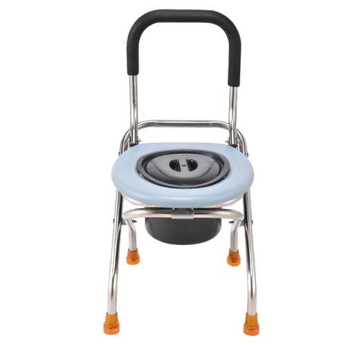 Polypropylene-PP & Stainless Steel foldable Commode Chair PC
