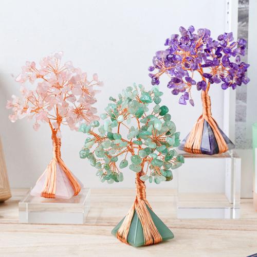 Quartz Décoration riche d’arbre plus de couleurs pour le choix pièce