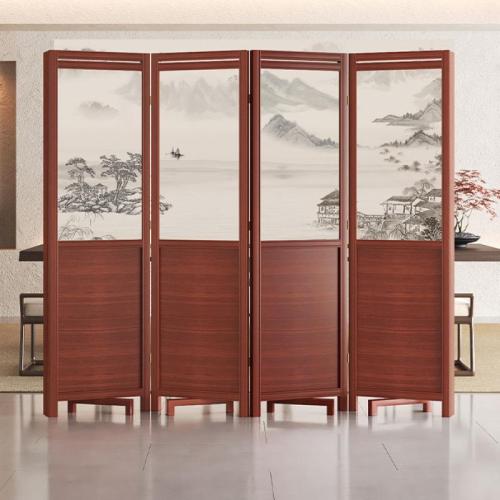 Solid Wood foldable Floor Screen durable Lot