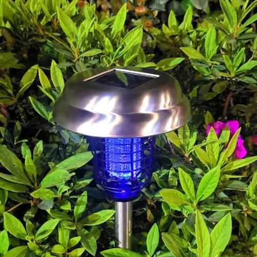 Metal & Stainless Steel & Plastic Waterproof Mosquito Killer Lamp solar charge PC