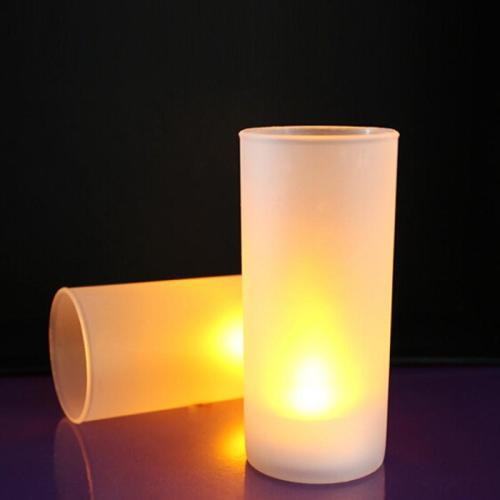 Plastic different light colors for choose LED Candle Light PC