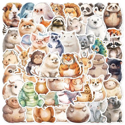 PVC Rubber & Pressure-Sensitive Adhesive DIY Decorative Sticker Cute & waterproof Bag