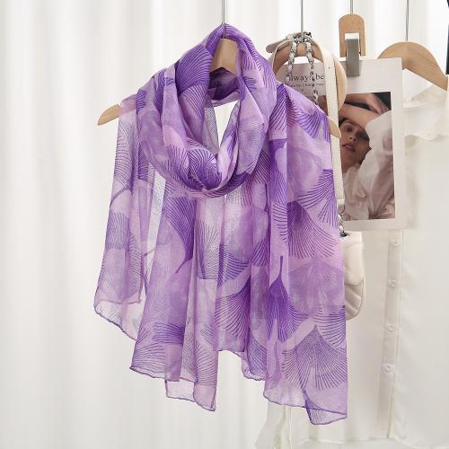 Voile Fabric Multifunction Women Scarf, thermal, printed, more colors for choice,  PC