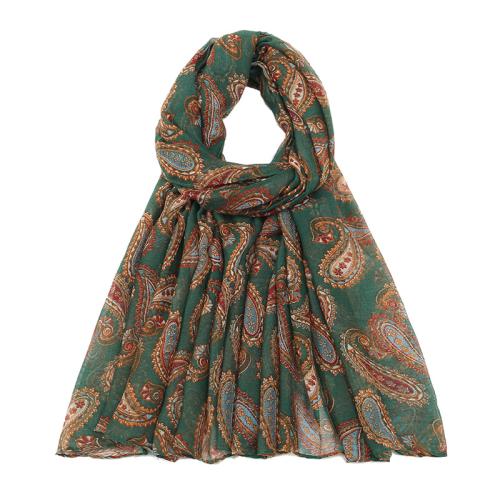 Voile Fabric Multifunction Women Scarf, thermal, printed, different color and pattern for choice,  PC