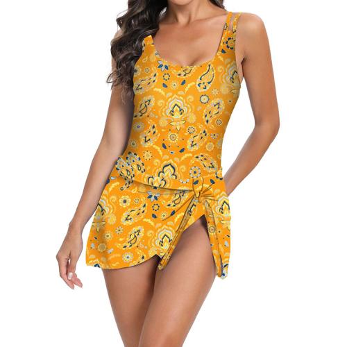 Polyester One-piece Swimsuit printed PC