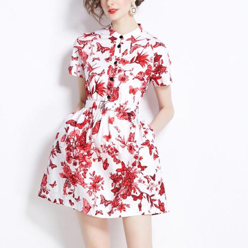 Polyester One-piece Dress slimming PC