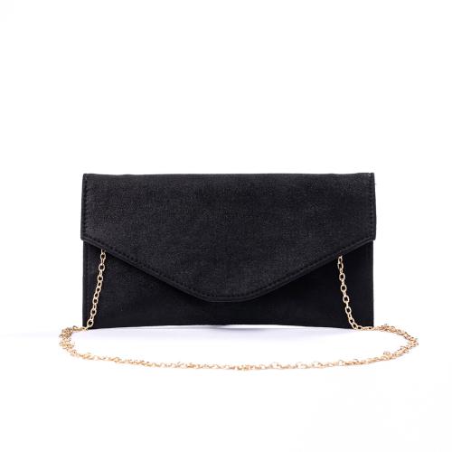 Polyester hard-surface & Easy Matching Clutch Bag with chain Solid PC