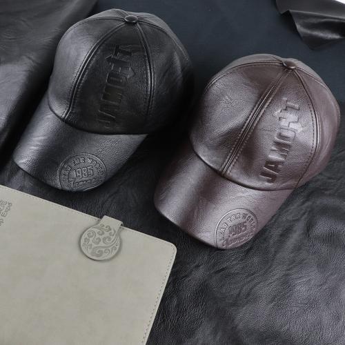 PU Leather Easy Matching Flatcap, breathable, more colors for choice,  PC