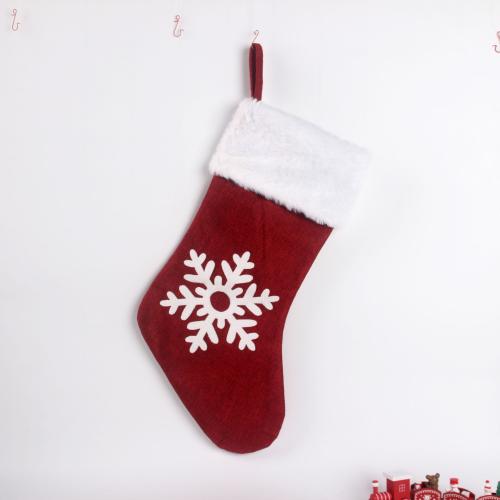 Lijm gebonden stof Kerstdecoratie sokken Afgedrukt ander keuzepatroon meer kleuren naar keuze stuk