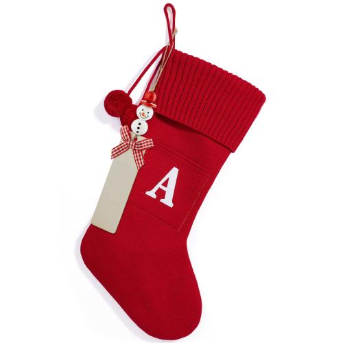 Acrilico Vánoční dekorace ponožky jiný vzor pro výběr Rosso kus