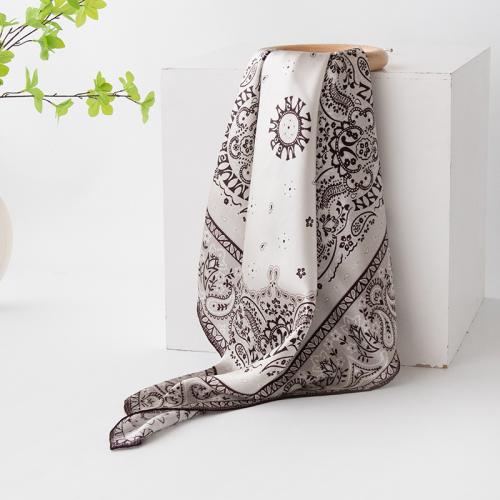 Natural Silk Silk Scarf sun protection printed PC