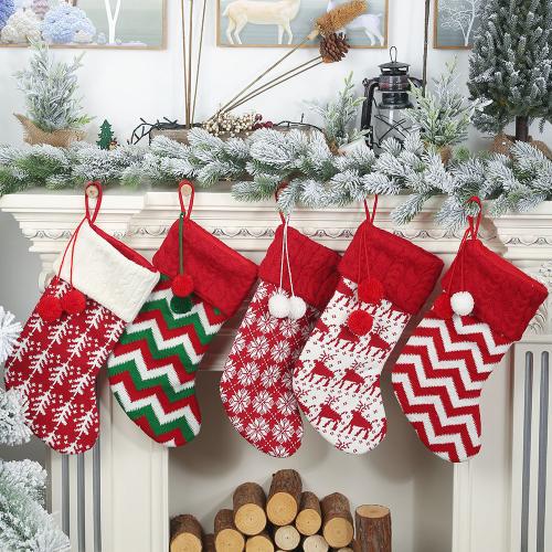 Adhesive Bonded Fabric Christmas Stocking for home decoration & Cute & christmas design PC