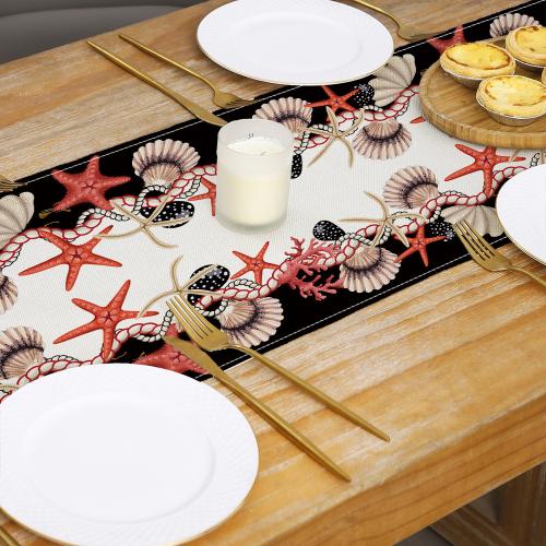 Linen Table Cloth durable & hardwearing printed PC