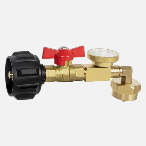 Brass Gas Can Connector durable gold PC
