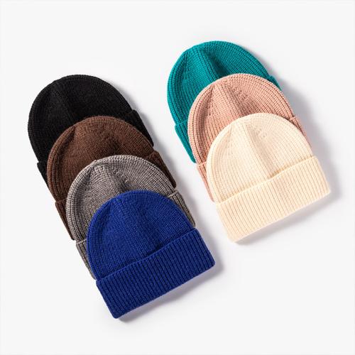 Cashmere Ear Protection Knitted Hat thermal & unisex knitted Solid : PC