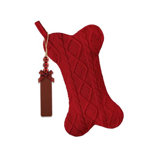 Polyester Chaussettes de décoration de Noël plus de couleurs pour le choix pièce