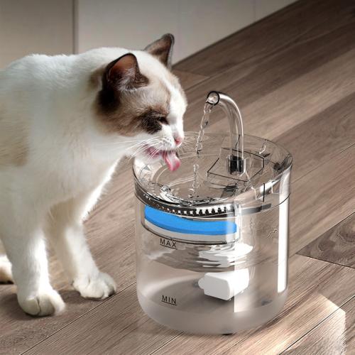 PC-Polycarbonate Pet Drinking Fountains  Solid white PC