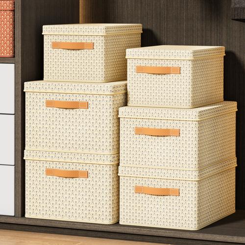 Adhesive Bonded Fabric foldable & Multifunction Storage Box for storage & dustproof Solid PC