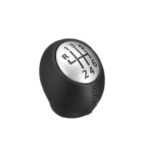 PU Leather 6 Speed Gear Shift Knob For Renault Megane Clio Laguna Scenic Opel